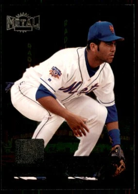 1998 Metal Universe Edgardo Alfonzo New York Mets #20 - Image 1 of 2