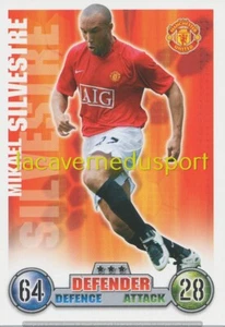 50 SILVESTRE MANCHESTER UNITED TOPPS PREMIER LEAGUE 2007 2008 MATCH ATTAX EXTRA - Bild 1 von 1