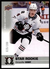 2019-20 UD CHL Exclusives Parallel #368 Christoffer Sedoff /100 Red Deer Rebels