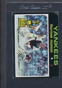 1971 Topps #005 Thurman Munson Yankees Fair *115 - Foto 1 di 1