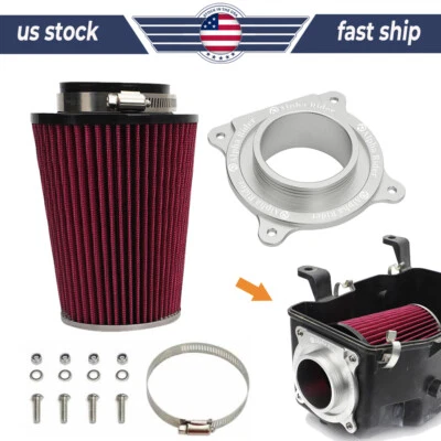 Air Filter Intake Kit w/ Holder Adapter For Yamaha Raptor 700 700R 2006-2021 Foto 1 de 4
