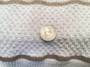 Swiss (Switzerland) Helvetia 1/2 Fr. 1980 Coin - Picture 1 of 2