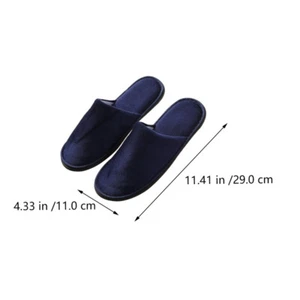 2 pares de pantuflas Babouche únicas de viaje para interiores de hotel de un solo uso - Imagen 1 de 12
