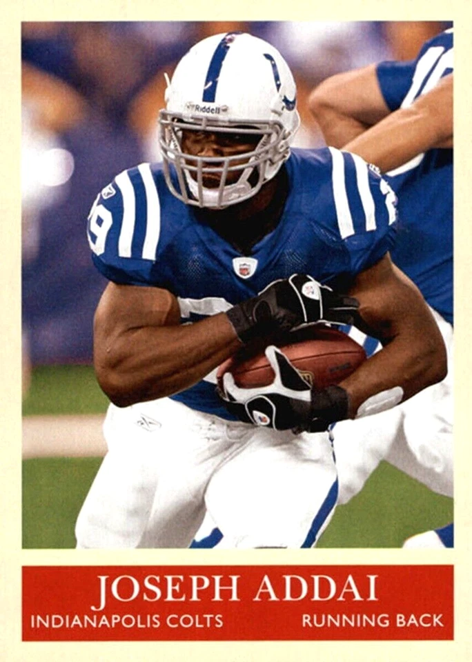 2009 Philadelphia #85 Joseph Addai Indianapolis Colts - Image 1 of 1