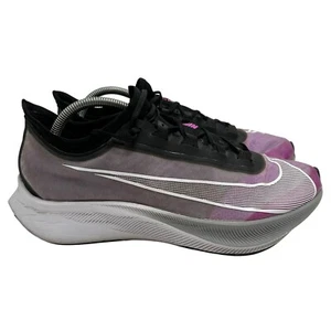 Nike Zoom Fly 3 Mens Size 10 US AT8240-500 White Purple VaporWeave Athletic - Picture 1 of 10