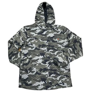 Public Record Hoodie Herren Gr. Large Camouflage Stepppullover Skelett Rose - Bild 1 von 16