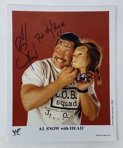 AL SNOW with HEAD Signed 8x10 Photo Wrestling Autograph Wrestler WWF Autographed - Picture 1 of 3