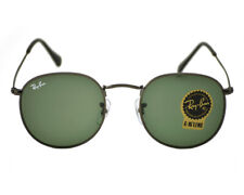 Ray-Ban Sunglasses RB3447 Round Metal Gunmetal Frame Green Classic Lens 50mm