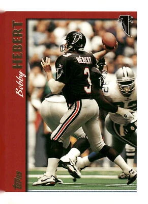1997 Topps #79 Bobby Hebert Atlanta Falcons Football Card - Image 1 of 2