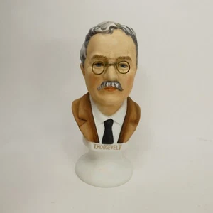 Lefton Theodore Roosevelt Bust Figurine Sculpture Rare KW2198 AIKDQ - Picture 1 of 16