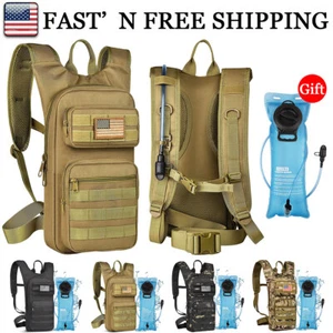 Hydration Backpack Pack 3L TPU Water Bladder Bag Hiking Camping Cycling Hunting - Picture 1 of 16