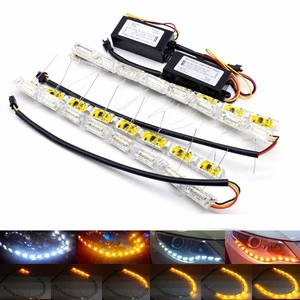 UK 16LED Universal Sequential Switchback Daytime Running Strip Light Turn Signal - Picture 1 of 9
