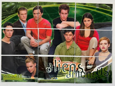ROSWELL (Inkworks 2000) Complete ALIENS AMONG US Puzzle Chase Card Set (A1-A9) - Image 1 of 3