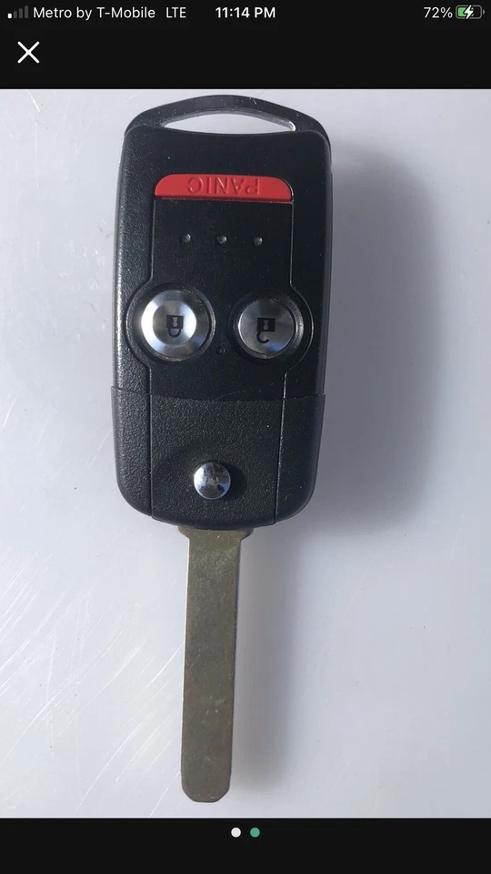 Chave flip Acura TSX - Imagem 1 de 2