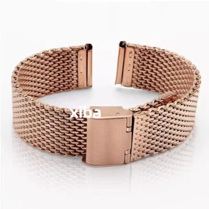 18 20 22 24mm Milanese Mesh Metal Bracelet Stainless Steel Watch Band Strap - Picture 1 of 12