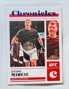 2023 Panini Chronicles UFC Stipe Miocic Blue Parallel /99