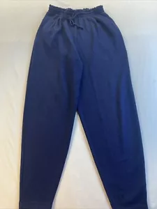 Express Tricot Sweats Women's Blue Color Size Small Stretch Polyester Cotton - Picture 1 of 10