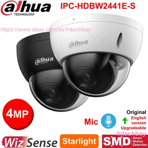 Dahua 4MP Starlight MIC SMD+ IVS WDR H.265+ IR30m PoE IP Camera IPC-HDBW2441E-S