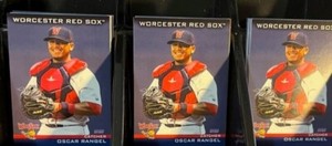 Oscar Rangel 2023 Worcester Red Sox #25 Rookie (RC) Choice Boston Red Sox