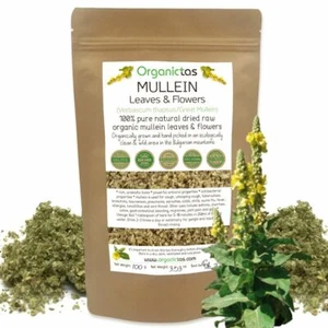 Té de hierbas de hojas y flores cortadas (Verbascum Thapsus) grado A 100 g - Imagen 1 de 12