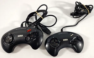 Lot de 2 Manettes Sega Mega Drive Envoi rapide et suivi - Imagen 1 de 4