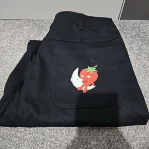 Nike X KAWS Sky High Farm Carpenter Trousers. Black. Size Large. W34. In Hand - Picture 1 of 6