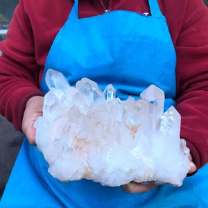 7.17LB Natural Rare Clear Quartz Cluster Energy Mineral Specimen Reiki Healing - Picture 1 of 14