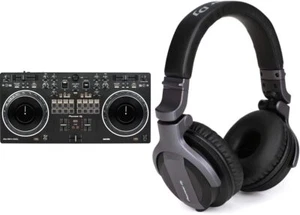Pioneer DJ DDJ-REV1 2-deck Serato DJ Controller & CUE1 On-ear DJ Headphone - Bla - Picture 1 of 1