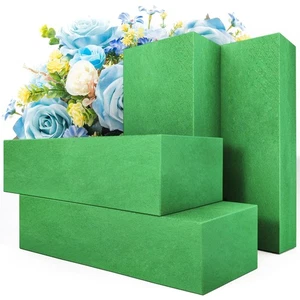 Max Shape Pack of 4 Large Size Floral Foam Blocks for Fresh and Artificial - Picture 1 of 6