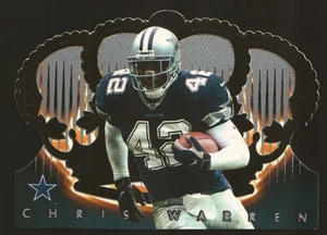1998 Pacific Crown Royale #33 - Chris Warren - Dallas Cowboys 98-467 - Picture 1 of 2