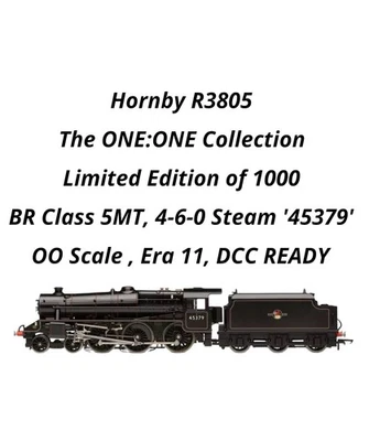 Hornby R3805 OO Scale BR Class 5MT One:One Collection 4-6-0 Steam 45379 Era 11 - Image 1 of 4