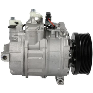 A/C Compressor W/ 7 Grooves For 2002-2010 Volkswagen Passat Phaeton Touareg - Picture 1 of 9