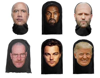 Realistische The Rock und andere Vollgesichtsmasken – Atmungsaktiv, leicht - Bild 1 von 2