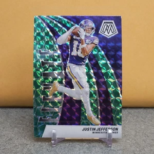 Justin Jefferson Elevate Green Mosaic Prizm 2024 Panini Mosaic #12 MN Vikings - Foto 1 di 2