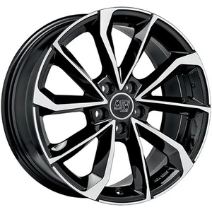 LLANTAS MSW MSW 42 PARA VOLKSWAGEN SHARAN 8X18 5X112 GLOSS BLACK FULL POLISHED - Imagen 1 de 4