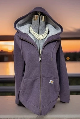 NUEVO Carhartt Sudadera con Capucha Mujer 16W - 18W Clarksburg Sherpa Forrada Cremallera Chaqueta 102787 Foto 1 de 4