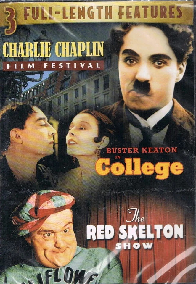 Triple feature-Charle Chaplin Film Festival-Buster Keaton in College-The Red Ske - Image 1 of 1