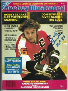 BOBBY CLARKE handsigniert signed 1978 Hockey Illustrated Magazine Flyers - Bild 1 von 1