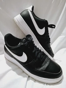 Nike Air Force 1'07  Low Trainers Black/ White  CT2302-002 Men's Size UK10 - Picture 1 of 9