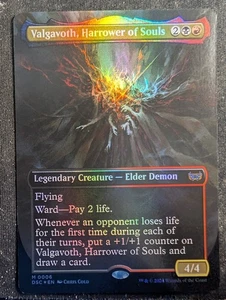 Valgavoth, Harrower of Souls - Foil Borderless - Duskmourn Commander (MTG) - Picture 1 of 2