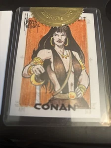 Conan der Barbar Farbskizze von Warren Martineck - Bild 1 von 2