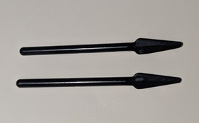 Lego Lot Of 2 BLACK Weapon Pike Spear Castle Minifigure Piece Part # 4497 Pieces