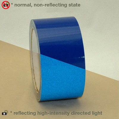 JVCC Engineering Grade Reflective Tape (REF-7): 3 in. x 30 ft. (Blue) - Image 1 of 3