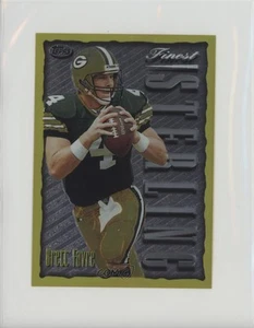 1996 Topps Finest Gold Jumbo Brett Favre #1 HOF - Picture 1 of 3