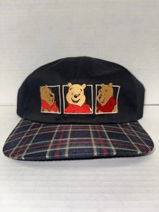 Gorra de béisbol vintage Disney Winnie The Pooh banda elástica! 80’s 90’s Era - Imagen 1 de 3