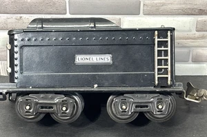 Lionel Prewar O-Gauge 261T Negro 8 Ruedas Tender, Estaño, Con Caja Usada - Imagen 1 de 24