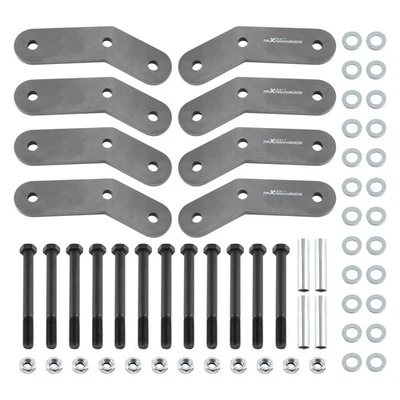 4x 1.25" Front & Rear Level Lift Kit Shackle for Jeep Wrangler YJ 1987-1995 USED - Imagem 1 de 4