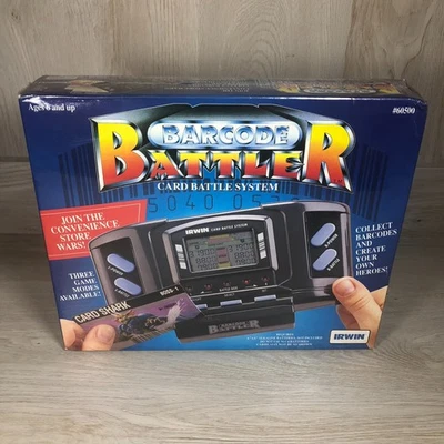 Irwin Blue BARCODE BATTLER Electronic Card Battle System Sealed NEW! - Image 1 of 4