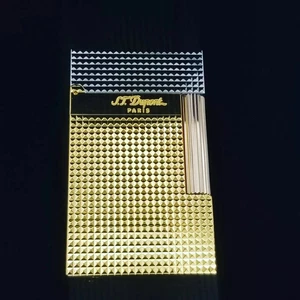 ST DUPONT LIMITED EDITION LINE 2 ACCENDINO GOLDEN HOUR 150TH GOLD ROSE SLVR C16140 - Foto 1 di 3