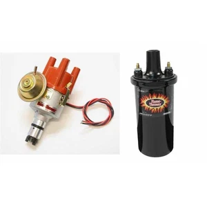 Pertronix Flame-Thrower Dist VW Type 1 & Coil Black 3.0 Ohms - Picture 1 of 6